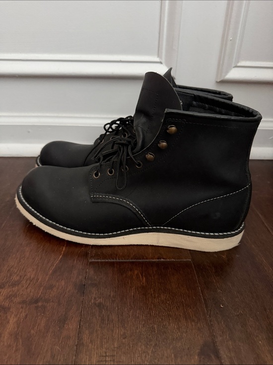 Red Wing 2951 Heritage Work Rover Boot Black Harness Men\'s Size 10.5 Made In US main image 5